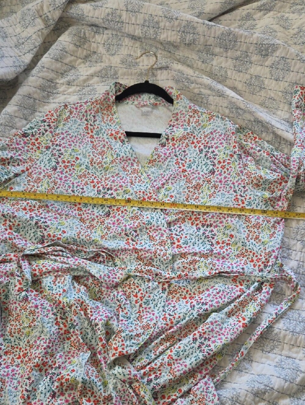 Lands' End Floral Robe - Picture 8 of 10
